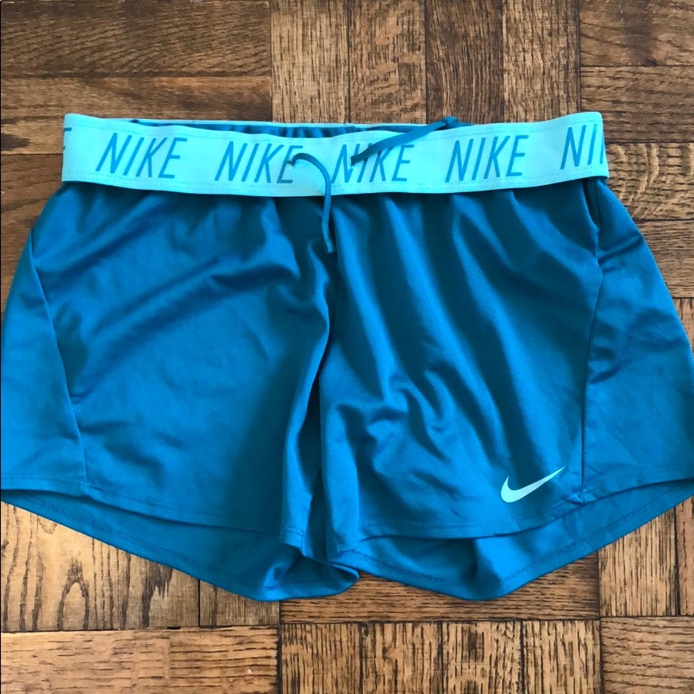 Turquoise blue Nike shorts!